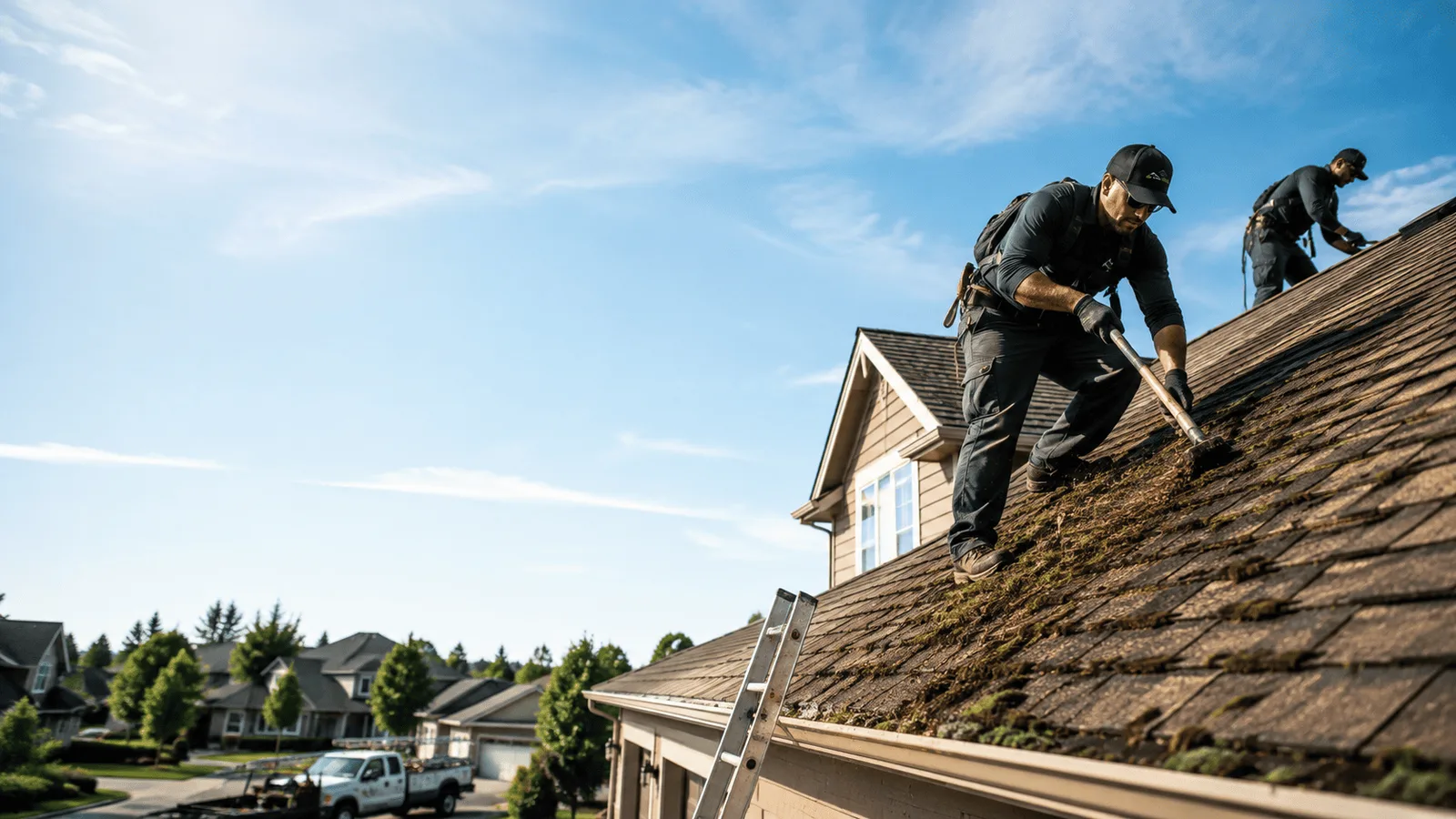 Roof Moss Removal in White Lake, SD near me
